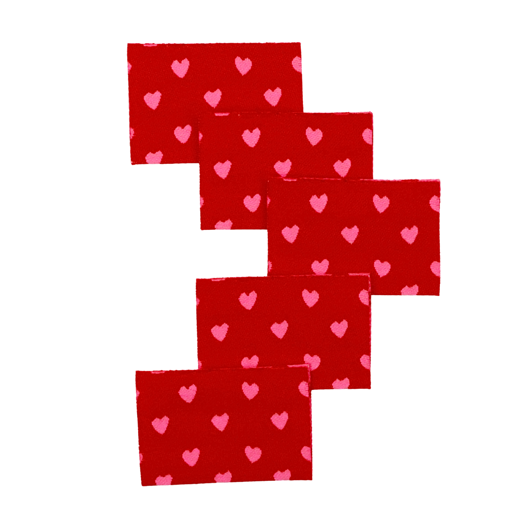 Pink Hearts | Pack of 5