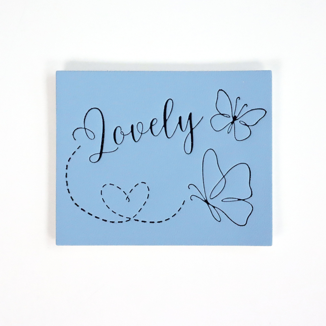 Lovely Vegan Leather Labels | Pack of 3