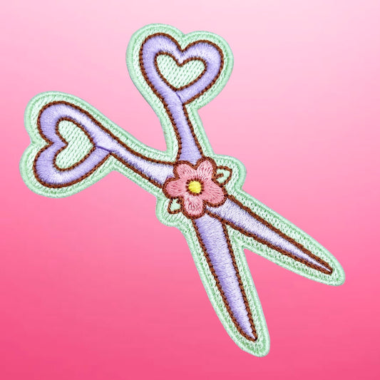 The Crafty Reporter Scissors Patch
