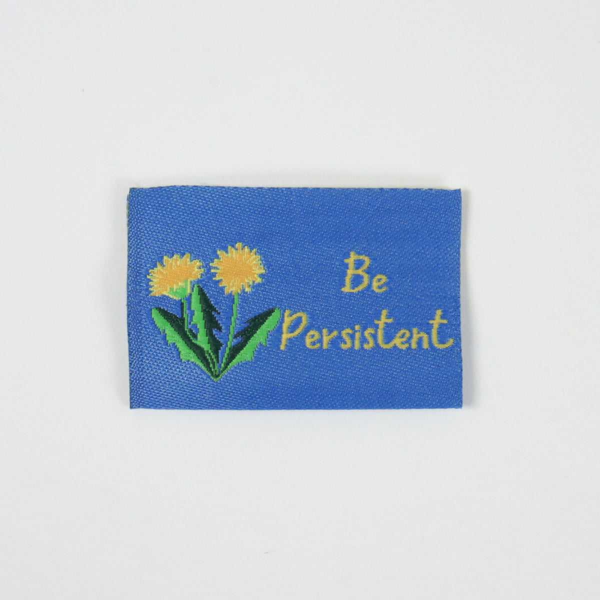 Persistent Label Be Persistent (Dandelion) | Pack of 5 – Sewing Blurbs