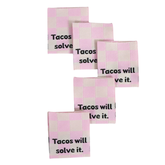 Tacos Will Solve It | Pack of 5